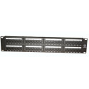 48 port patch panel cat.6, 2U, PA6021