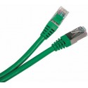 FTP Patch Cord    2m, Green, PP22-2M/G, Cat.5E, molded strain relief 50u" plugs
