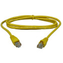 FTP Patch Cord Cat.5E, 2m, Yellow molded strain relief 50u" plugs