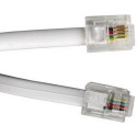 Telephone cord 6P4C 3 meters, TC6P4C-3M