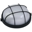 WLR60BG Светильник круглый 60W с решеткой, черный