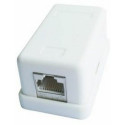 1xJack RJ-45 CAT5e, half-shielded keystone jacks Surface mount box