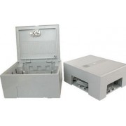 Box for plinths, 100 pair, installed 10 pair back mount plate
