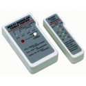 Cable Tester for RJ11,RJ12,RJ45&BNC cables, G501 TEST FUNCTION FOR CABLE WITH RJ11,RJ12,RJ45&BNC PLUGS  TESTS: CONTINUITY,ASSIGNMENT,PAIRING AND SHIELDING  LINE/VOLTAGE DETECTION  DEVICE WITH 2XRJ45,1XBNC FEMALE,REMOTE UNIT WITH 1XRJ45,1XBNC FEMALE.  EVEN