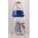 Biberon cu tetina anticolica din silicon  de la 0+, 120 ml, Nuby 4322