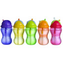 Cana colorata cu pai  "Flip-It" anticurgere, 355 ml 9801