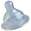 Tetina larga anti-colica din silicon  cu curgere reglata 2 buc. 0906