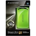 500 GB External 2.5" HDD Silicon Power Stream S10, USB 3.0, Green