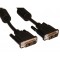 Cable DVI M TO DVI M,15M,DVD1004-15m,BLACK,WIRE 24+1 GOLD 30AWG WITH FERRITE