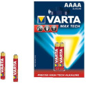 Varta Max Tech AAAA 1.5V, Alkaline High Tech, Blister * 2