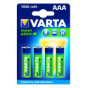 Varta Power Accu HR03, AAA, 1000mAh Blister*4, NiMH, 56763
