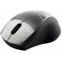 Mouse A4Tech, Wireless 2.4GHz "GlassRun"  Carbon, Nano receiver, 800-2000 dpi