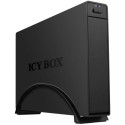 RaidSonic ICY BOX "IB-366StU3-B" External enclosure for 3.5" SATA HDD, USB3.0(5Gb/s), Aluminium, EasySwap®, Horizontal or vertical with stand, Black