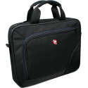 PORT Business Line / Boston IV / 17.3'' Bag - Top Loading - Mix material Dynatex, Metal buckles, shoulder pad in Mesh for more confort, rubber feet, front organiser pocket, trolley strap, inside flat pocket for documents, handles reinforced with Neop