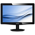 15.6" PHILIPS LED 166V3LSB Glossy Black (8ms, 10M:1, 250cd, 1366x768, DVI, Slim design)