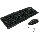 Keyboard & Mouse Sven Base 305 Combo, Black, PS/2