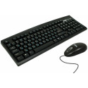 Keyboard & Mouse Sven Base 305 Combo, Black, USB