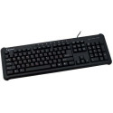 Keyboard Gembird Multimedia USB, silver-black, KB-314MU-B-R