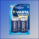 Varta High Energy D, 1.5V, Alkaline, Blister*2