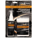 FS5982 Omega freestyle cleaning kit plasma+CRT (120ml + 50 dry wipes) Type: LCD&plasma dry&wet cleaning kit fluid+tissues dry Contents: liquid 120 ml + 50 pcs. tissues Description: Wet/dry cleaning kit for CRT/LCD screens . Contents: 50 pcs. tissues and f