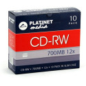 CD-RW 700MB, 12x, 10 Slim Case, Freestyle