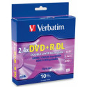 DVD+R 2.66GB, 2.4x, 5 Slim Case, Verbatim, Double Layer, Mini 8cm, scratch guard/hardcoated