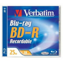 BD-R Blu-Ray 25GB, 2X, 1 Jewel Case, Verbatim, scrathguard+