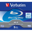 BD-R Blu-Ray 25GB, 2X, 5 Jewel Case, Verbatim, scrathguard+