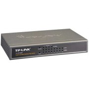 TP-LINK TL-SF1008P, 8-port 10/100M PoE Switch, 8 10/100M RJ45 ports including 4 PoE ports, steel case