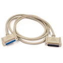 SCSI-cable external DB25M / DB25F (Low dencity 25 male to  low dencity 25 female)  1m