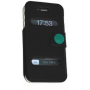 LUXA2 Lille LHA0048 Case for iPhone4/4S, PU, Black