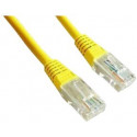Patch Cord     0.25m, Yellow, PP12-0.25M/Y, Cat.5E, molded strain relief 50u" plugs