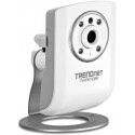 TRENDnet TV-IP572WI, Megapixel Wireless N Day/Night Internet Camera, 2.4GHz, 802.11n/g/b, Indoor night vision of up to 7.5m, 2-way audio, 1280x800 @30fps, H.264/MPEG-4/MJPEG, MicroSD card slot, 1x10/100 Mbps, wall / ceiling mounting kit