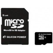 Silicon Power 8GB microSDHC (Class 10) + Adapter MicroSD->SD