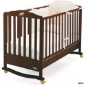 Детская кроватка Italbaby "Dream" на качалке (walnut – грецкий орех )