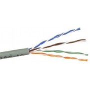 Cable  UTP  Cat.3E, 305m, CCA, 24awg 2X2X1/0.50, solid gray, APC Electronic