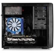 DEEPCOOL "SMARTER" Micro-ATX Case,  without PSU, Fully black painted interior, VGA Compatibility: 320mm, CPU Cooler Compatibility: 165mm, support backplate cable management design, 1x 2.5" Drive Bays, 1xUSB3.0, 1xUSB2.0 /Audio, Black