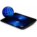 DEEPCOOL "WIND PAL MINI", Notebook Cooling Pad up to 15.6", 1 fan - 140mm Blue LED, 1000rpm, <21.6 dBA, 46.1CFM, Slim design, Metal Mesh Panel, Black