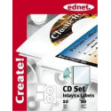 E45015 EDNET CD Inlay/Label Set 10 CD's