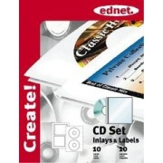 E45015 EDNET CD Inlay/Label Set 10 CD's