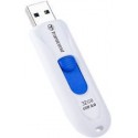 32GB  USB3.0 Flash Drive Transcend "JetFlash 790", White, Capless (R/W:90/25MB/s)