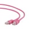 Patch Cord 3m, Pink, PP12-3M/RO, Cat.5E, Gembird, molded strain relief 50u" plugs