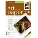 ColorWay Art Wood Glossy Finne Photo Paper, 230g/m2, A4, 10pack