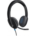 Logitech USB Headset H540, Headset: 20-20,000 Hz, Microphone: 100-10,000 Hz, On-ear audio controls, USB