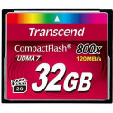 .32GB CompactFlash Card, Hi-Speed  800X, Transcend "TS32GCF800" (R/W: 140/65MB/s)