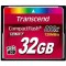 .32GB CompactFlash Card, Hi-Speed 800X, Transcend "TS32GCF800" (R/W: 140/65MB/s)