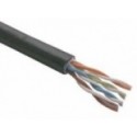 Cable  UTP  Cat.5E, 305m, CCA,24awg 4X2X1/0.47, solid gray, APC Electronic