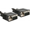 Cable VGA  CC-PPVGA-10M-B, 10 m, Premium VGA HD15M/HD15M dual-shielded w/2*ferrite core, Black