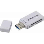 USB2.0/3.0 Card Reader Transcend "TS-RDF5W", White, (All-in-1)