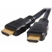 Cable HDMI  Brackton(Zignum) "Professional" K-HDE-BKR-02000.BS, 20 m, High Speed HDMI® Cable with Ethernet, male-male, up to 2160p 2Kx4K, 3D capable, with 24k gold plated contacts, braid 100% copper, 2 ferrites, dust caps, black/silver nylon sleeve